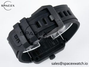 BR-03 Gyrocompass BRF 1:1 Best Edition Black Dial on Black Rubber Strap MIYOTA 9015 - Image 14