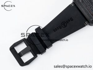 BR-03 Gyrocompass BRF 1:1 Best Edition Black Dial on Black Rubber Strap MIYOTA 9015 - Image 18