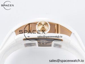RM 007 Automatic Ladies White Ceramic Diamond Bezel Diamond Jasper - Image 10