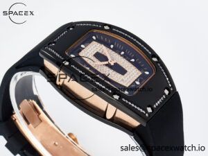 RM 007 Automatic Ladies Ceramique Noire Serti - Image 6
