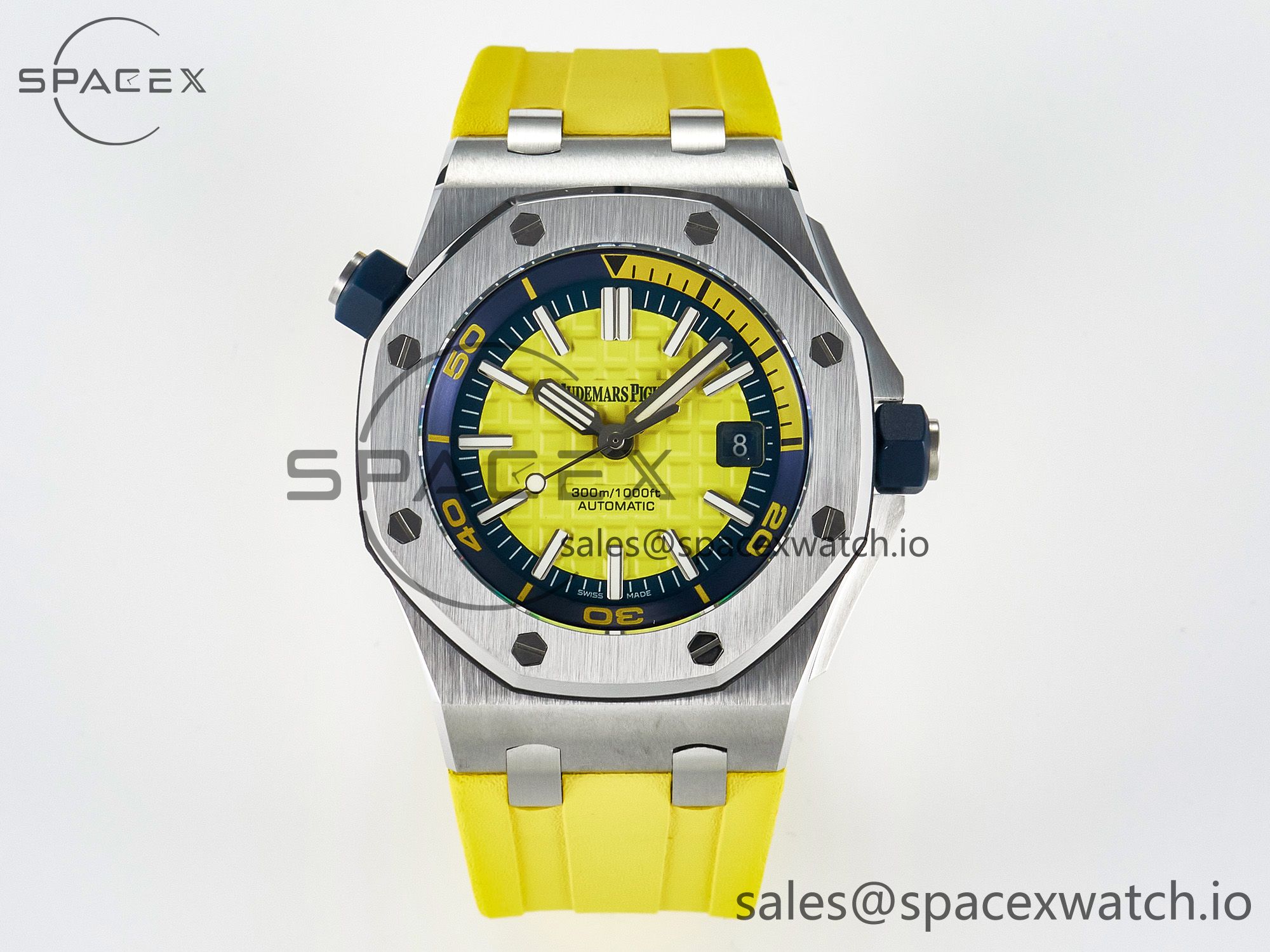 IMG_1222 拷贝 Royal Oak Offshore Diver Forged Carbon IPF Best Edition on Rubber Strap MIYOTA 9019 - Image 1