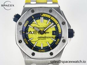 Royal Oak Offshore Diver Forged Carbon IPF Best Edition on Rubber Strap MIYOTA 9019 - Image 2