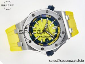 Royal Oak Offshore Diver Forged Carbon IPF Best Edition on Rubber Strap MIYOTA 9019 - Image 8