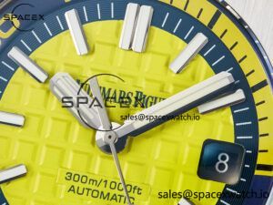 Royal Oak Offshore Diver Forged Carbon IPF Best Edition on Rubber Strap MIYOTA 9019 - Image 9
