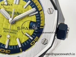 Royal Oak Offshore Diver Forged Carbon IPF Best Edition on Rubber Strap MIYOTA 9019 - Image 10
