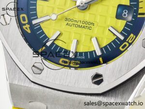 Royal Oak Offshore Diver Forged Carbon IPF Best Edition on Rubber Strap MIYOTA 9019 - Image 11