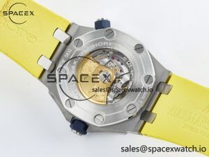 Royal Oak Offshore Diver Forged Carbon IPF Best Edition on Rubber Strap MIYOTA 9019 - Image 16