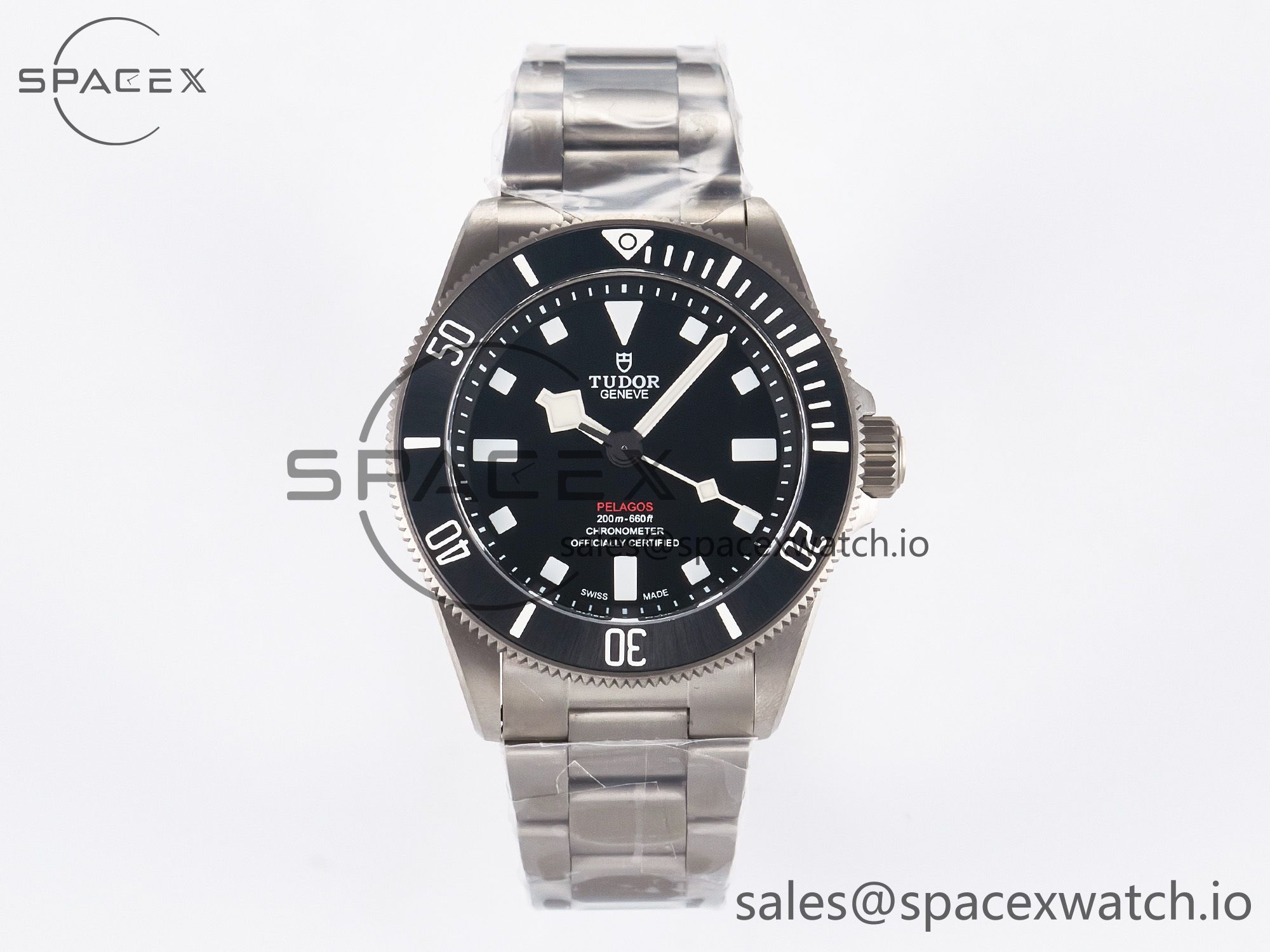 IMG_1718 拷贝 Pelagos M25407N-0001 39mm Black Ceramic Ti ZF 1:1 Best Edition Black Dial on Titanium Bracelet A2824 - Image 1