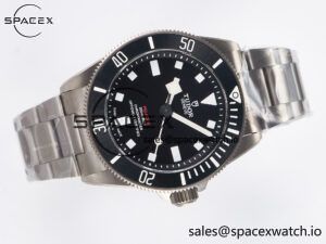 Pelagos M25407N-0001 39mm Black Ceramic Ti ZF 1:1 Best Edition Black Dial on Titanium Bracelet A2824 - Image 8