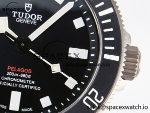 Pelagos M25407N-0001 39mm Black Ceramic Ti ZF 1:1 Best Edition Black Dial on Titanium Bracelet A2824 - Image 10