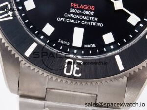 Pelagos M25407N-0001 39mm Black Ceramic Ti ZF 1:1 Best Edition Black Dial on Titanium Bracelet A2824 - Image 11