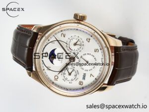 IW5033 Portugieser Perpetual Calendar RG V9F 1:1 Best Edition White Dial on Brown Leather Strap A52610 - Image 7