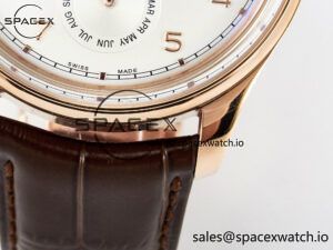 IW5033 Portugieser Perpetual Calendar RG V9F 1:1 Best Edition White Dial on Brown Leather Strap A52610 - Image 13