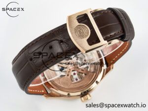 IW5033 Portugieser Perpetual Calendar RG V9F 1:1 Best Edition White Dial on Brown Leather Strap A52610 - Image 16