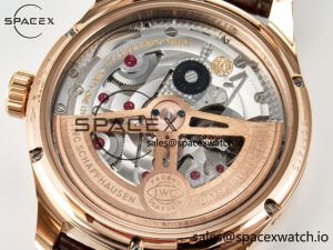 IW5033 Portugieser Perpetual Calendar RG V9F 1:1 Best Edition White Dial on Brown Leather Strap A52610 - Image 18