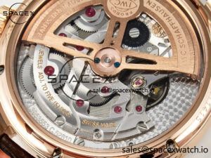 IW5033 Portugieser Perpetual Calendar RG V9F 1:1 Best Edition White Dial on Brown Leather Strap A52610 - Image 21