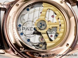 Master Ultra Thin Perpetual Calendar RG V9F 1:1 Best Edition White Dial Diamonds Bezel on Black Leather Strap A868 V2 - Image 19