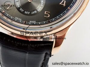 IW5034 Portugieser Perpetual Calendar RG V9F 1:1 Best Edition Black Dial on Black Leather Strap A52610 - Image 13