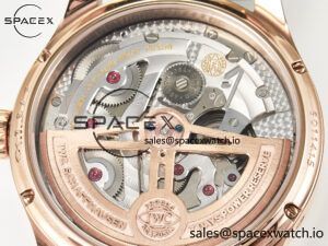 IW5034 Portugieser Perpetual Calendar RG V9F 1:1 Best Edition Black Dial on Black Leather Strap A52610 - Image 18