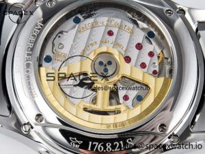 Master Ultra Thin Perpetual Calendar SS V9F 1:1 Best Edition White Dial on Black Leather Strap A868 V2 - Image 18