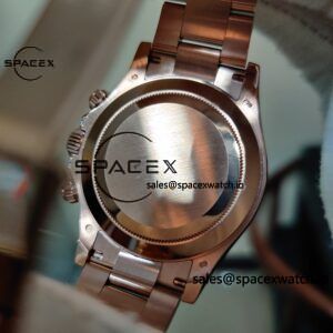 Rolex Daytona Series 116595RBOW Rainbow Di 1:1 Customized 18K Pure Gold Case, Strap, Buckle, Customized Best Dial, Natural Sapphire Rainbow Outer Ring, Dandong 4130 Movement - Image 11