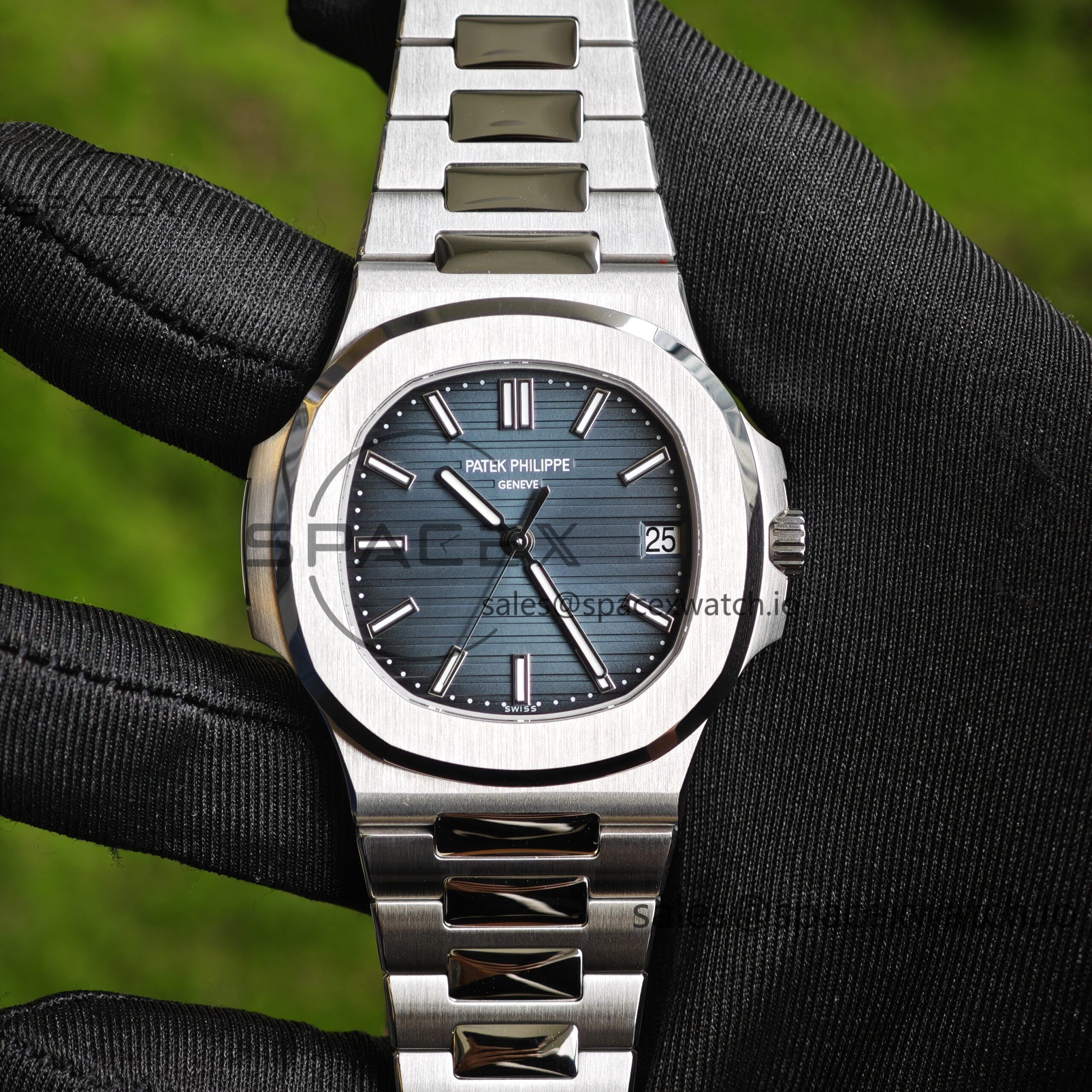 IMG_20250226_162936 (Advanced Customization) 1: 1. Best Customization Patek Philippe 5711 Blue Dial, Best Alternative Needle Calendar Customization, PPM324 Integrated Movement Customization, Secondary Polishing and Grinding of Case and Strap - Image 1