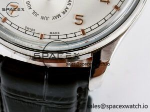 IW5033 Portugieser Perpetual Calendar SS V9F 1:1 Best Edition White Dial on Black Leather Strap A52610 - Image 13