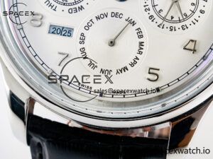 IW5033 Portugieser Perpetual Calendar SS V9F 1:1 Best Edition White Dial on Black Leather Strap A52610 - Image 11