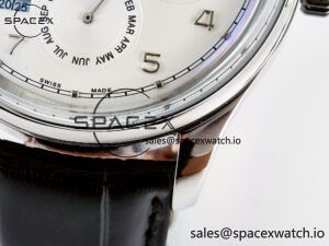 IW5033 Portugieser Perpetual Calendar SS V9F 1:1 Best Edition White Dial on Black Leather Strap A52610 - Image 13