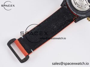 Daytona DIW “AVIA AZURE BLUE” Carbon DIWF 1:1 Best Edition Blue Dial on Orange Nylon Strap SH4130 - Image 24