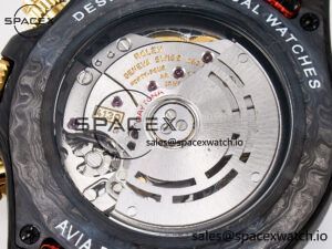 Daytona DIW “AVIA AZURE BLUE” Carbon DIWF 1:1 Best Edition Blue Dial on Orange Nylon Strap SH4130 - Image 20