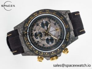 Daytona DIW “AVIA GREY” Carbon DIWF 1:1 Best Edition Gray/Yellow Dial on Black Nylon Strap SH4130 - Image 8