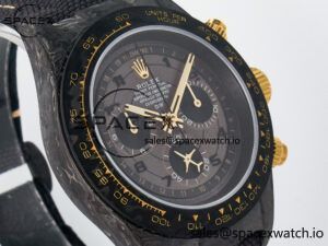 Daytona DIW “AVIA GREY” Carbon DIWF 1:1 Best Edition Gray/Yellow Dial on Black Nylon Strap SH4130 - Image 3