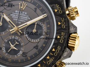 Daytona DIW “AVIA GREY” Carbon DIWF 1:1 Best Edition Gray/Yellow Dial on Black Nylon Strap SH4130 - Image 10
