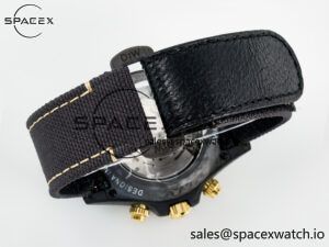 Daytona DIW “AVIA GREY” Carbon DIWF 1:1 Best Edition Gray/Yellow Dial on Black Nylon Strap SH4130 - Image 15