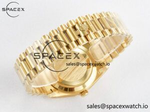 Day Date 40 YG 228238 ARF 1:1 Best Edition Green Roman Dial on President Bracelet VR3255 - Image 15