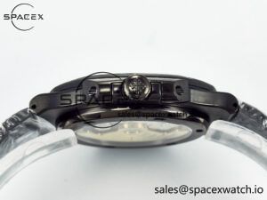 Nautilus 5711 DIW Carbon DIWF 1:1 Best Edition Tiffany Blue Textured Dial on Carbon/PVD Bracelet 324CS - Image 13