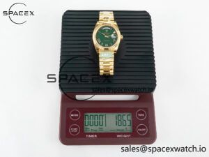Day Date 40 YG 228238 ARF 1:1 Best Edition Green Roman Dial on President Bracelet VR3255 - Image 32