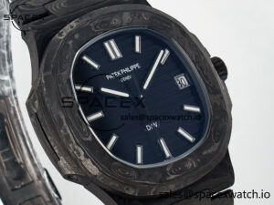 NAUTILUS 5711 DIW CARBON DIWF 1:1 BEST EDITION BLACK TEXTURED DIAL ON CARBON BRACELET 324CS - Image 3