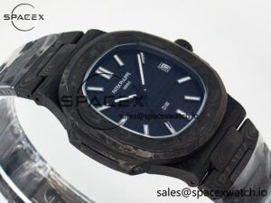 NAUTILUS 5711 DIW CARBON DIWF 1:1 BEST EDITION BLACK TEXTURED DIAL ON CARBON BRACELET 324CS - Image 6