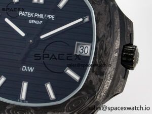 NAUTILUS 5711 DIW CARBON DIWF 1:1 BEST EDITION BLACK TEXTURED DIAL ON CARBON BRACELET 324CS - Image 10