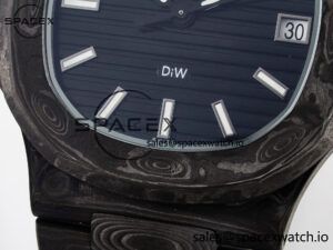NAUTILUS 5711 DIW CARBON DIWF 1:1 BEST EDITION BLACK TEXTURED DIAL ON CARBON BRACELET 324CS - Image 12