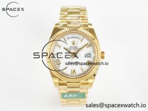 Day Date 40 YG 228238 ARF 1:1 Best Edition White Roman Dial on President Bracelet VR3255