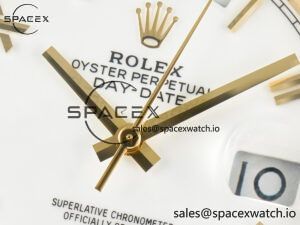 Day Date 40 YG 228238 ARF 1:1 Best Edition White Roman Dial on President Bracelet VR3255 - Image 9