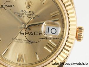 Day Date 40 YG 228238 ARF 1:1 Best Edition YG Roman Dial on President Bracelet VR3255 - Image 10