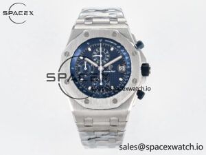 Royal Oak Offshore 42mm Re-edition SS TKF Best Edition Blue Dial on SS Bracelet A7750