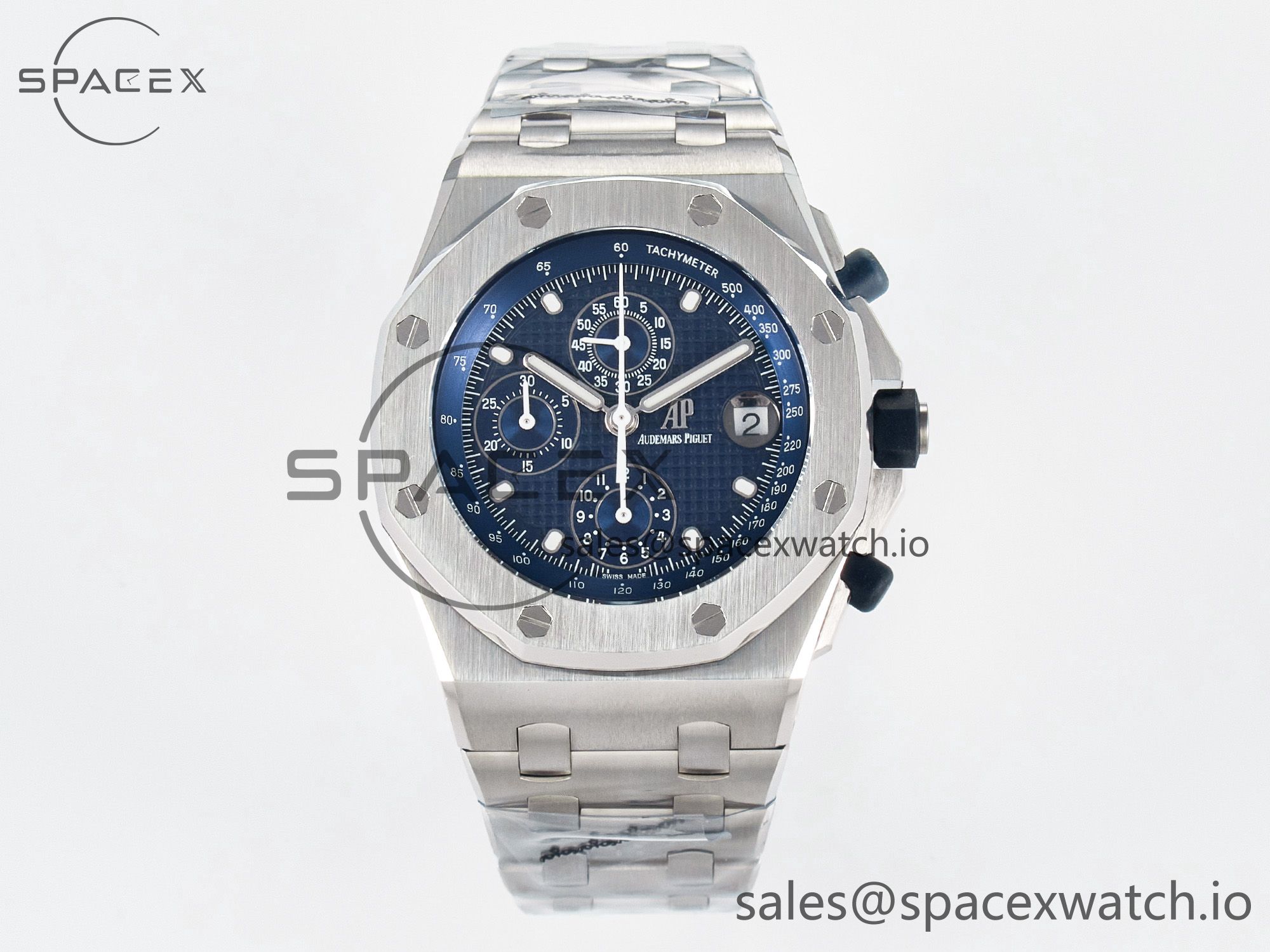 IMG_2605 拷贝 Royal Oak Offshore 42mm Re-edition SS TKF Best Edition Blue Dial on SS Bracelet A7750 - Image 1