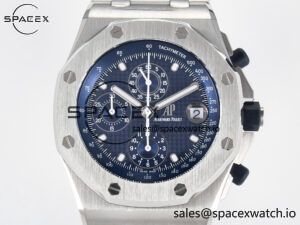 Royal Oak Offshore 42mm Re-edition SS TKF Best Edition Blue Dial on SS Bracelet A7750 - Image 2