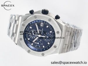 Royal Oak Offshore 42mm Re-edition SS TKF Best Edition Blue Dial on SS Bracelet A7750 - Image 7