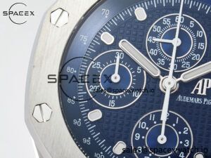 Royal Oak Offshore 42mm Re-edition SS TKF Best Edition Blue Dial on SS Bracelet A7750 - Image 12